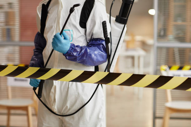 Professional Biohazard technician working in Brighton, MA
